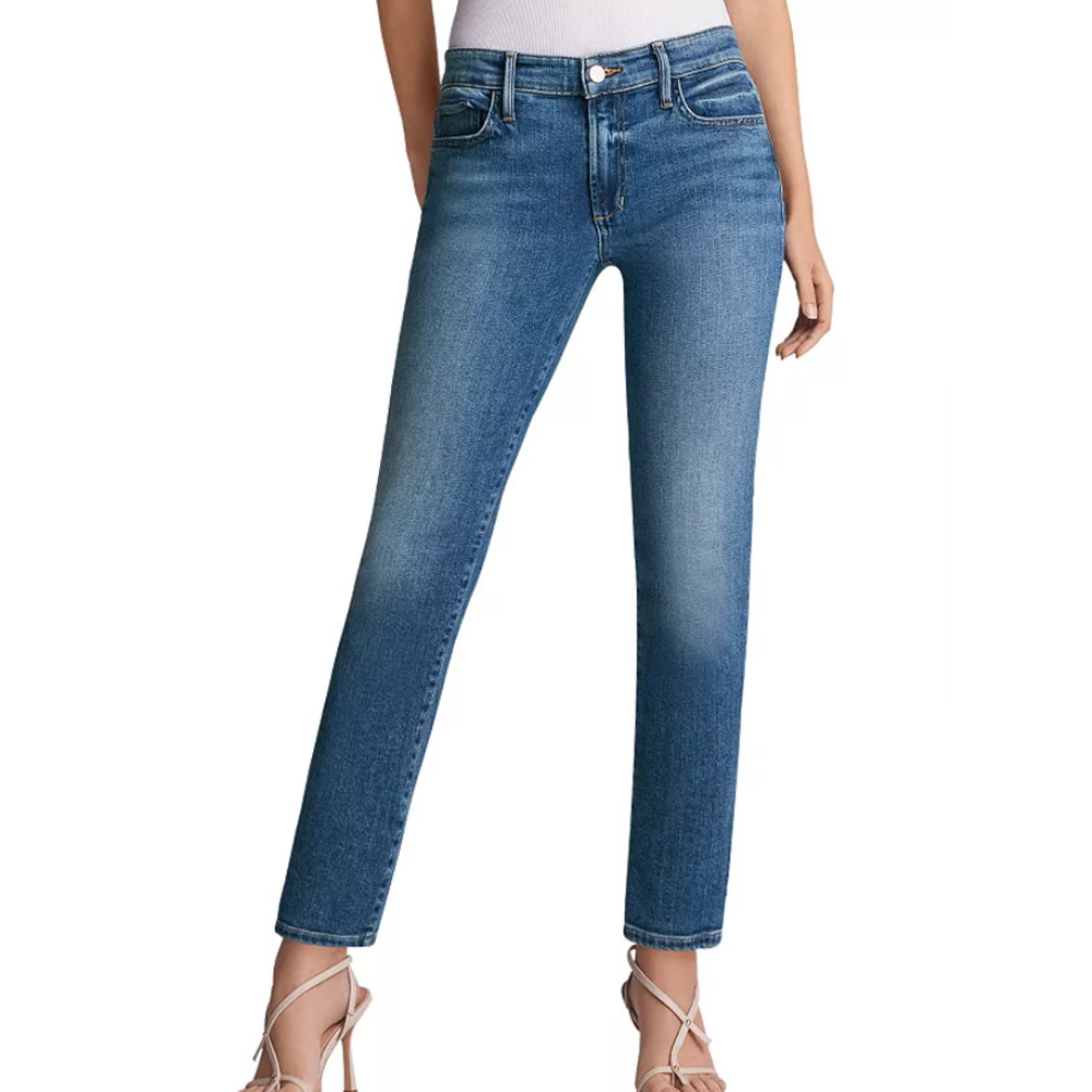 Joe's Women's Blue Denim Faded Skinny Jeans Size W31